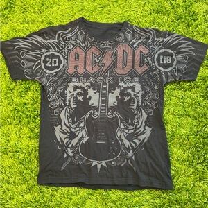 Vintage 2008‎ AC/DC Black Ice Graphic T-Shirt